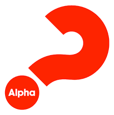 alpha question mark logo