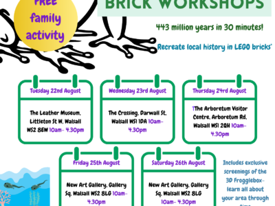 Layers of time Brick Workshops. FREE family activity for children who love Lego!